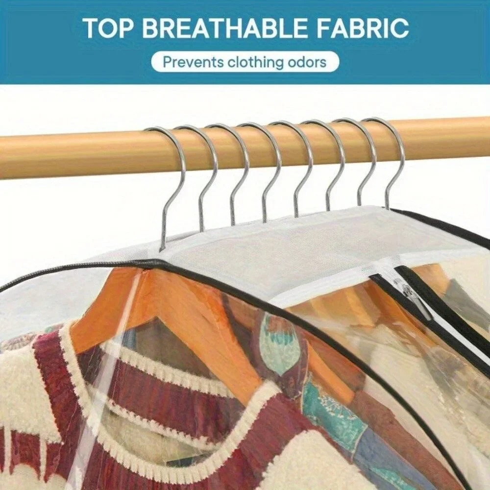 Garment Bags Designed for Hanging Apparel, Closet Storage Solutions for Coats